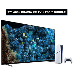 XR-77A80L + PlayStation®5 Console (SLIM) | BRAVIA XR | Perfect for Gaming Bundle