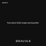 BRAVIA 8 | 65 Inch | XR Processor | OLED | 4K Ultra HD | High Dynamic Range (HDR) | Smart TV (Google TV) + HTS2000 Soundbar + SA-RS3S Wireless Rear Speaker Bundle 25