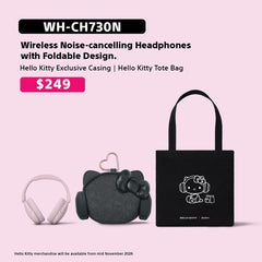[PRE ORDER] Sony × Sanrio Hello Kitty WH-CH730N - Shipping from Mid November