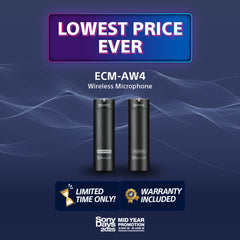 ECM-AW4 Wireless Microphone - Shipping from Mid May