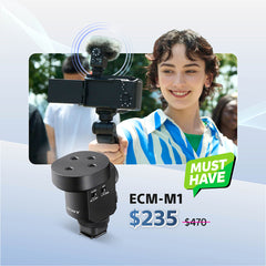ECM-M1 shotgun microphone