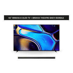 BRAVIA 8 | 65 inch | 65XR80 | 4K OLED TV + BRAVIA Theatre Bar 9 Soundbar Bundle - Shipping from End July