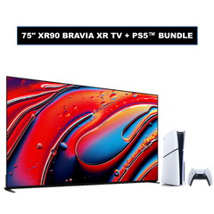 BRAVIA 9 | 75 inch | 75XR90 | 4K Mini LED TV + PlayStation®5 Console (SLIM) - DISC Edition | BRAVIA XR | Perfect for Gaming Bundle  - Shipping from End March