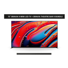 BRAVIA 9 | 75 inch | 75XR90 | 4K Mini LED TV + BRAVIA Theatre Bar 9 Soundbar Bundle - Shipping from End July