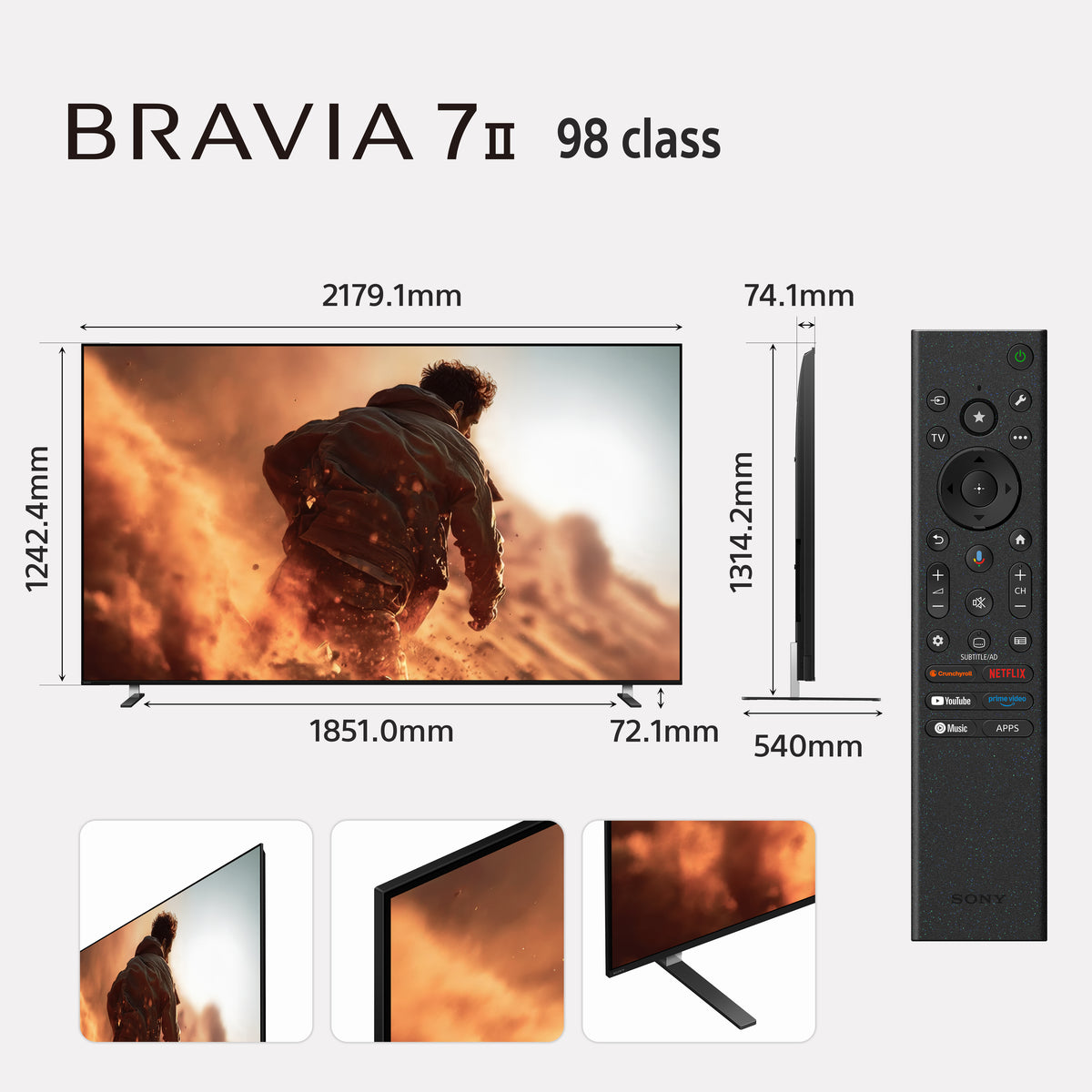 Sony Store Online Singapore | BRAVIA 7 II | 98 inch | 98XR70M2