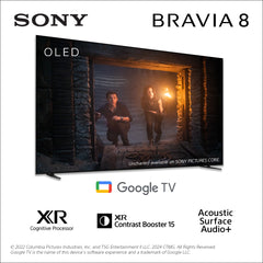 BRAVIA 8 | 65 inch | 65XR80 | 4K OLED TV | 3 Years Warranty