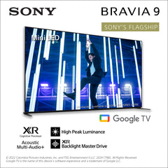 BRAVIA 9 | 75 inch | 75XR90 | 4K Mini LED TV | 3 Years Warranty