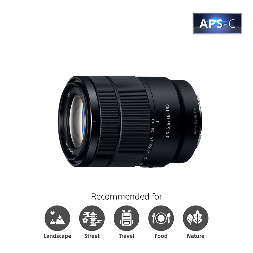 SONY E 18-200mm F3.5-6.3 OSS レンズ 美品】SONY 18-135mm f3.5-6.3 OSS SEL18135