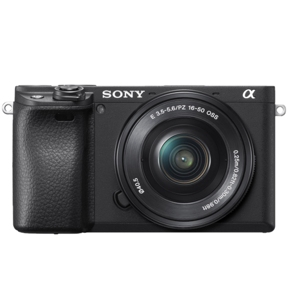 Alpha 6400 E-mount Camera with APS-C Sensor (Body with SELP1650 Lens)