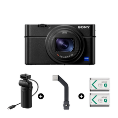 RX100 VII Compact Camera, Unrivalled AF (with Shooting Grip)