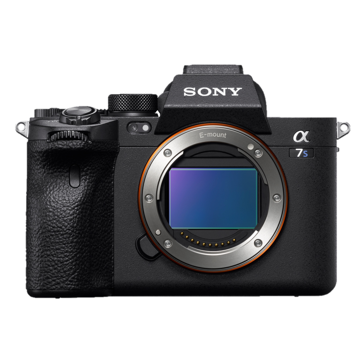 Sony Alpha 7S III | A7S III | ILCE-7SM3 Camera Image, Front View Angle, Newly developed 12.1-megapixel back-illuminated Exmor R CMOS image sensor.